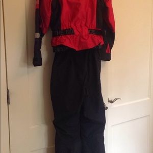 North face ski jumpsuit. Vintage. Zips together.